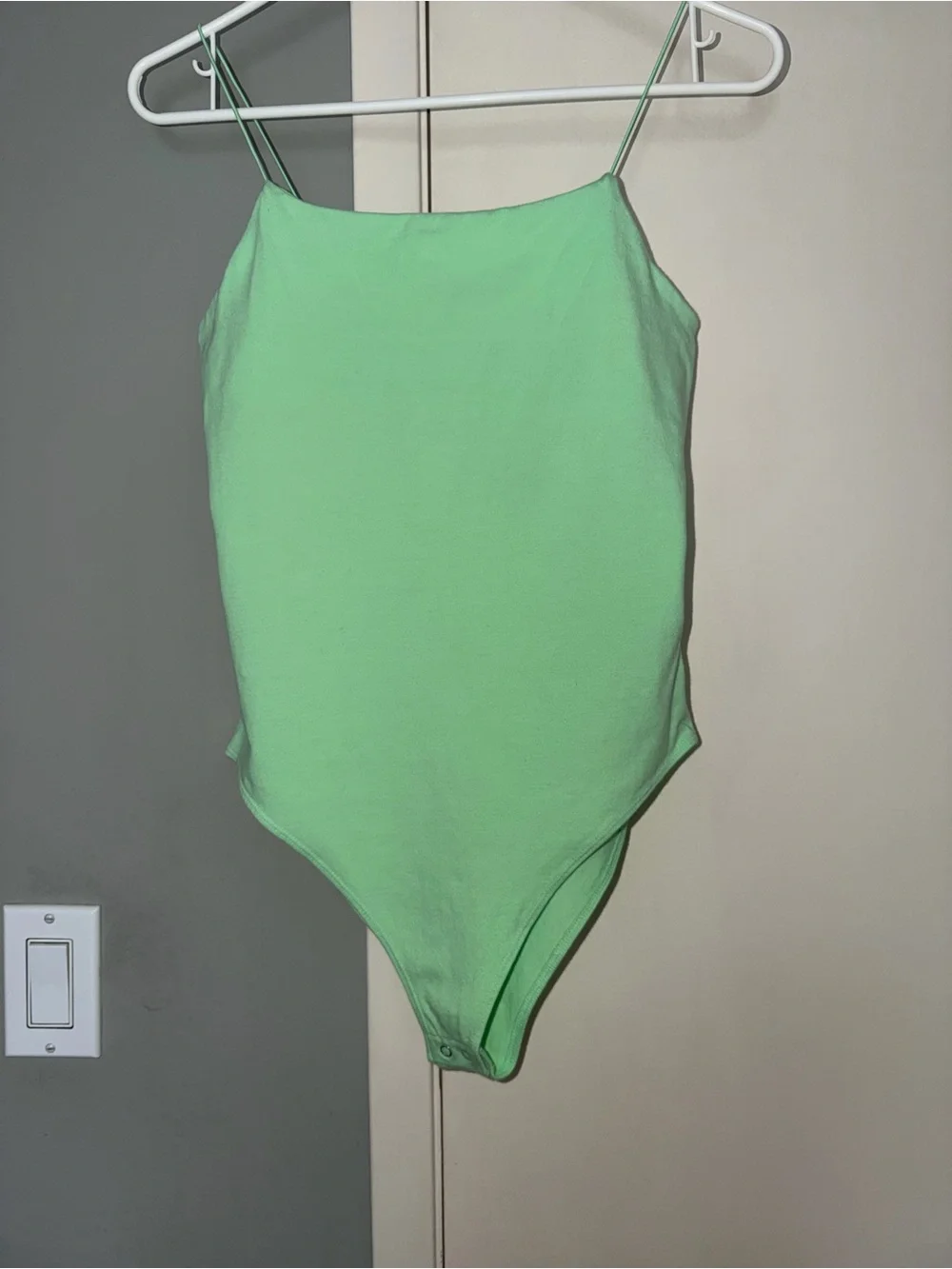 3, Seamless Spaghetti-Strap Bodysuits - Picture 2 of 5